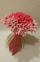 Fleurs séchées - Bouquet rose